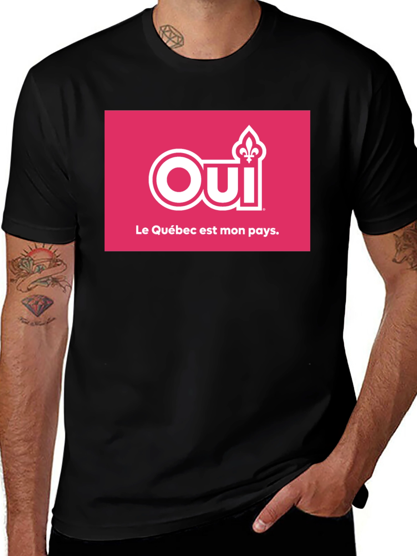 Quebec Oui T-Shirt - Le Québec est mon pays