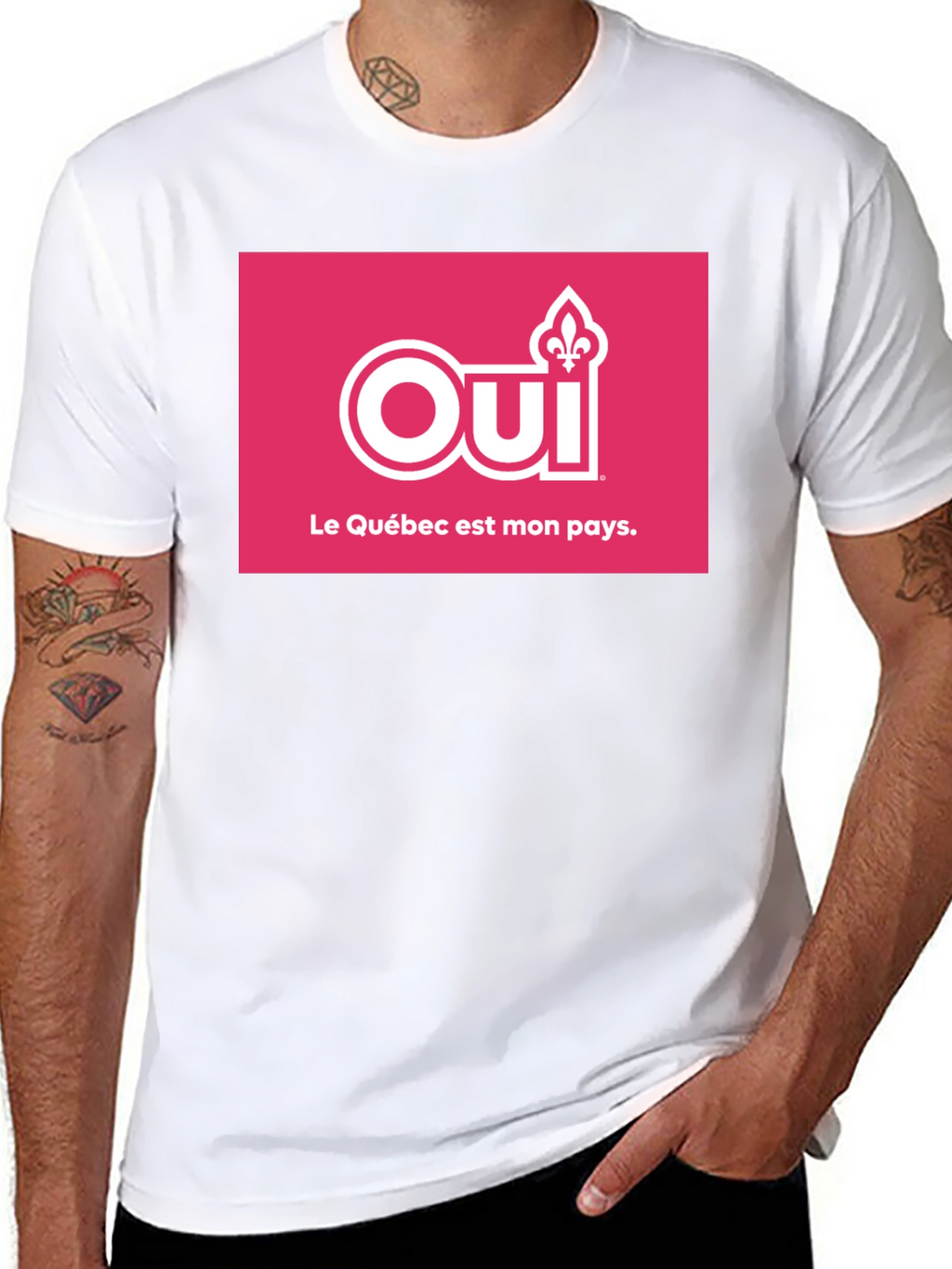 Quebec Oui T-Shirt - Le Québec est mon pays