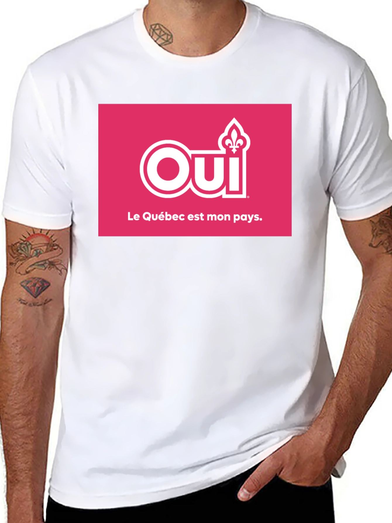 Quebec Oui T-Shirt - Le Québec est mon pays