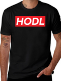HODL Crypto Tee - Black Graphic T-Shirt