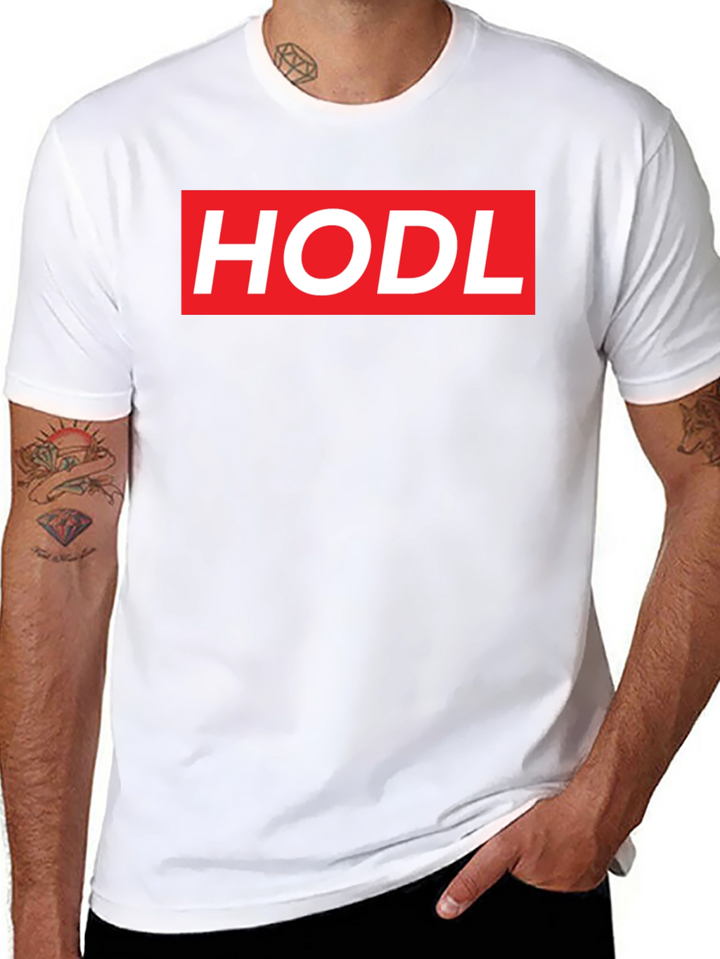 HODL Crypto Tee - Black Graphic T-Shirt