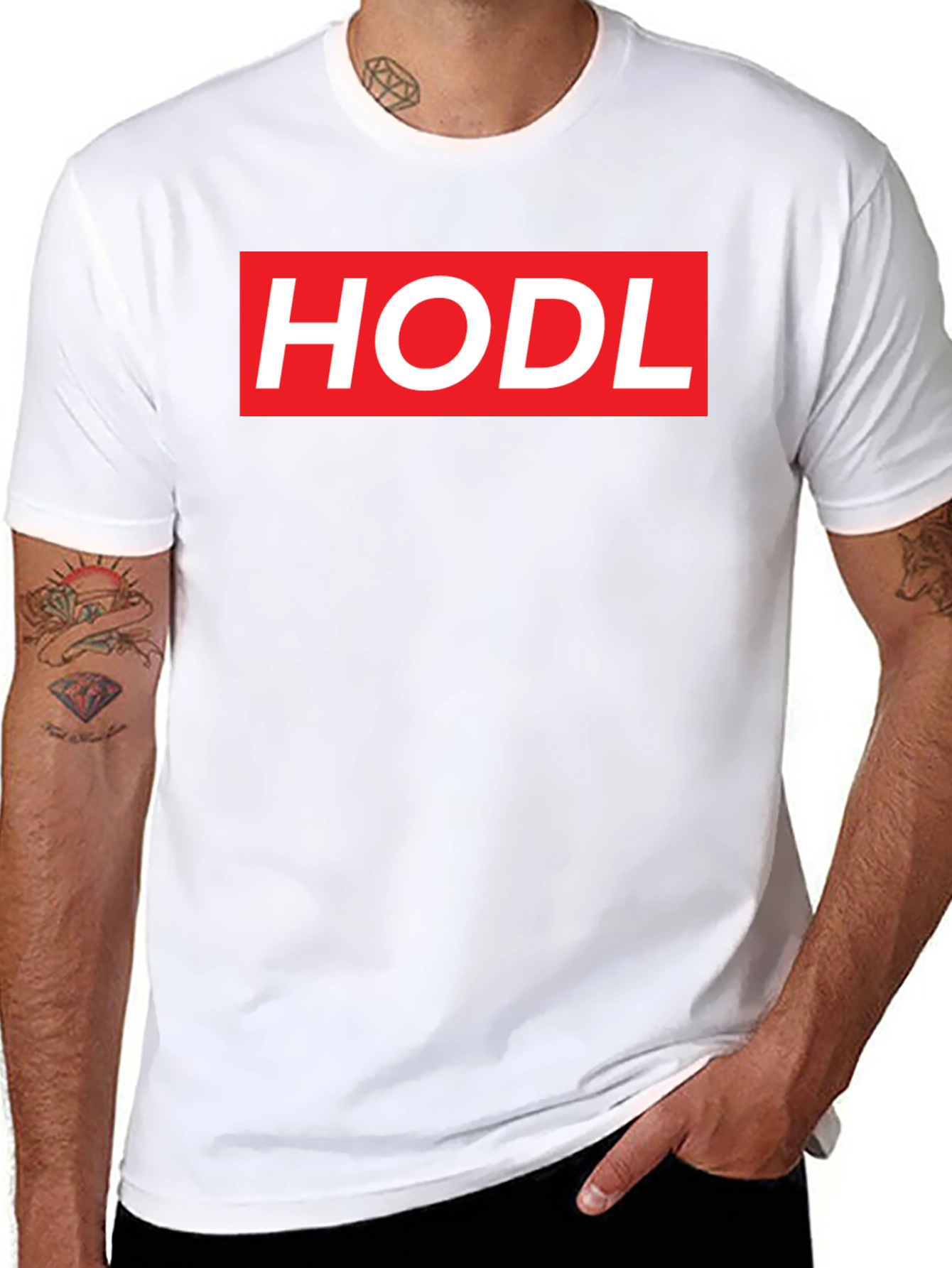 HODL Crypto Tee - Black Graphic T-Shirt