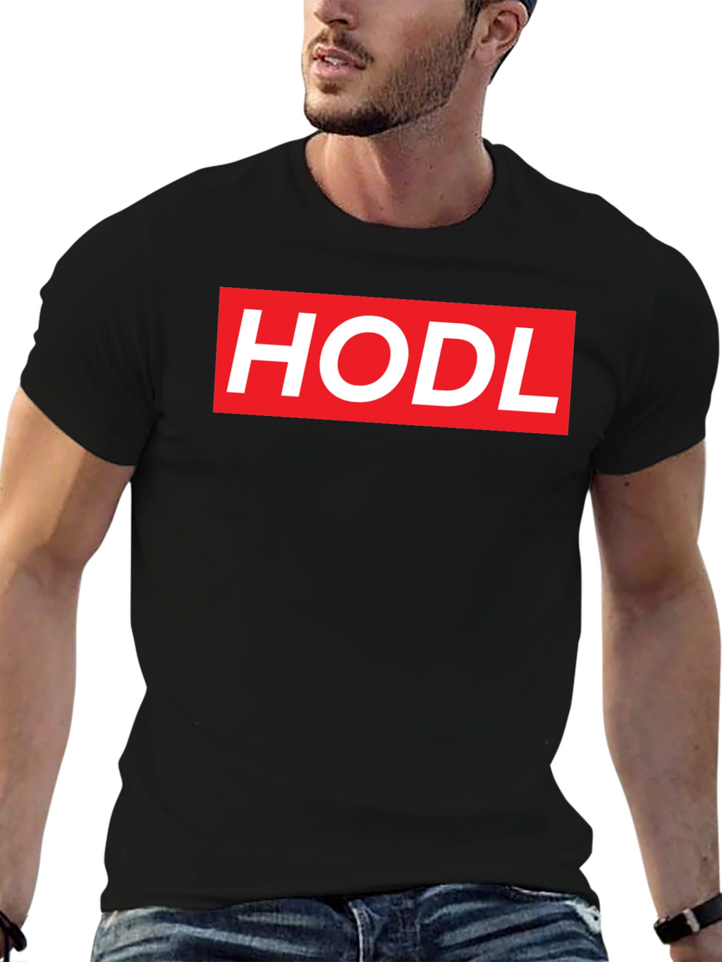 HODL Crypto Tee - Black Graphic T-Shirt