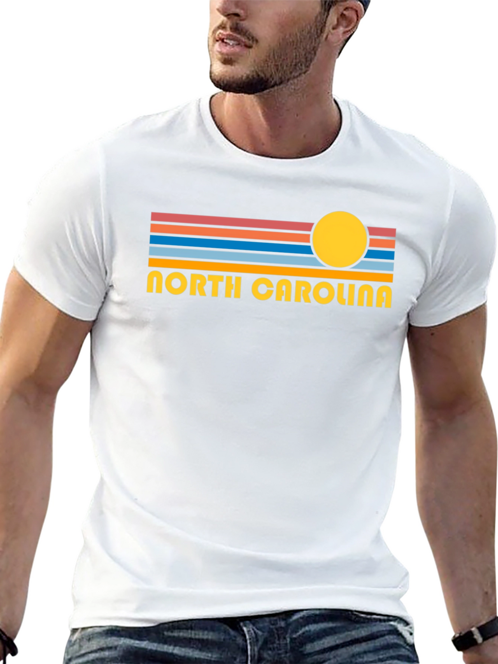 Retro North Carolina Graphic T-Shirt