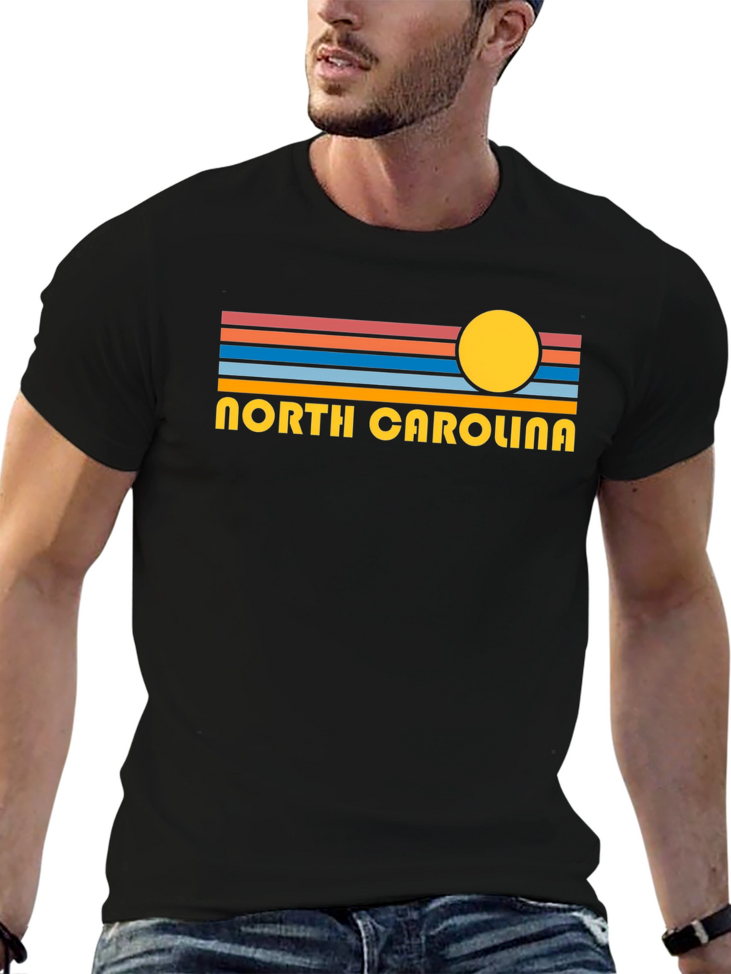 Retro North Carolina Graphic T-Shirt