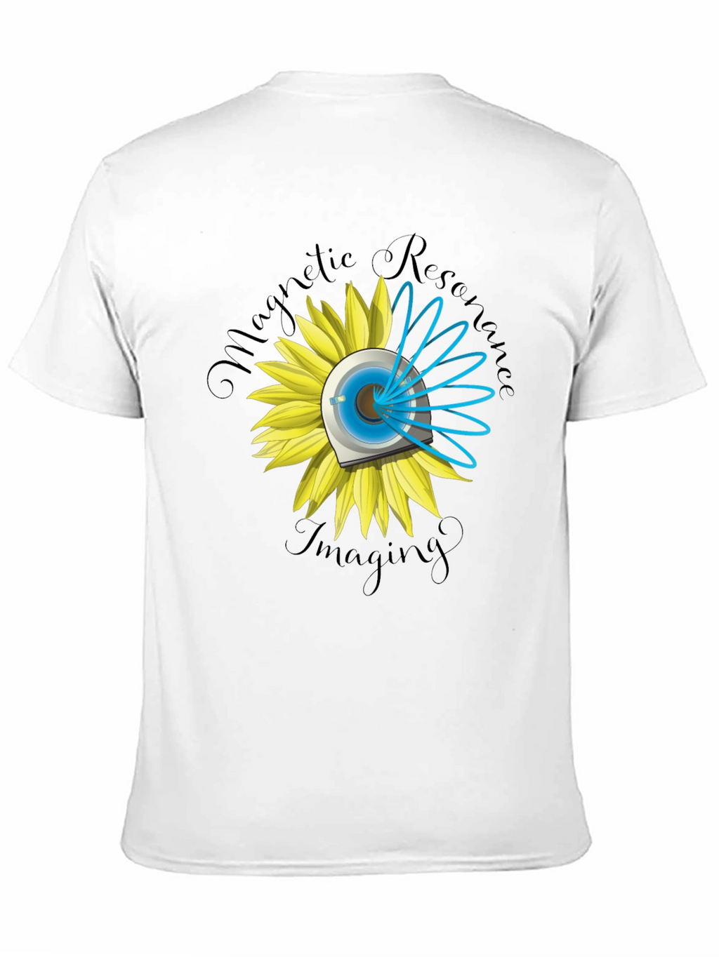 Magnetic Resonance Imaging Sunflower T-Shirt