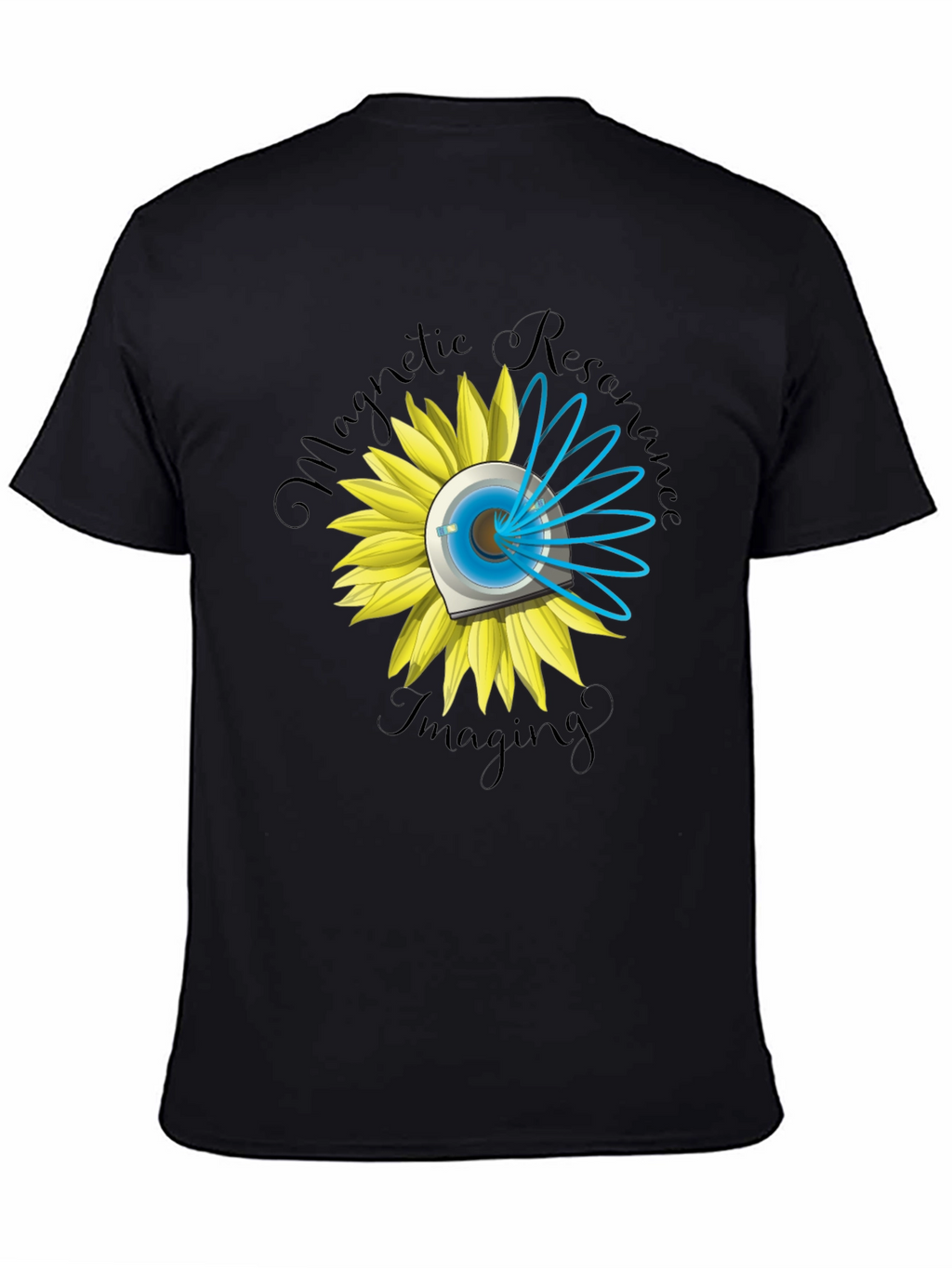 Magnetic Resonance Imaging Sunflower T-Shirt