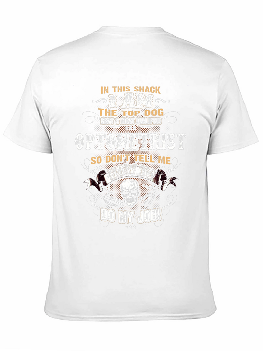 Optometrist Top Dog Graphic Tee