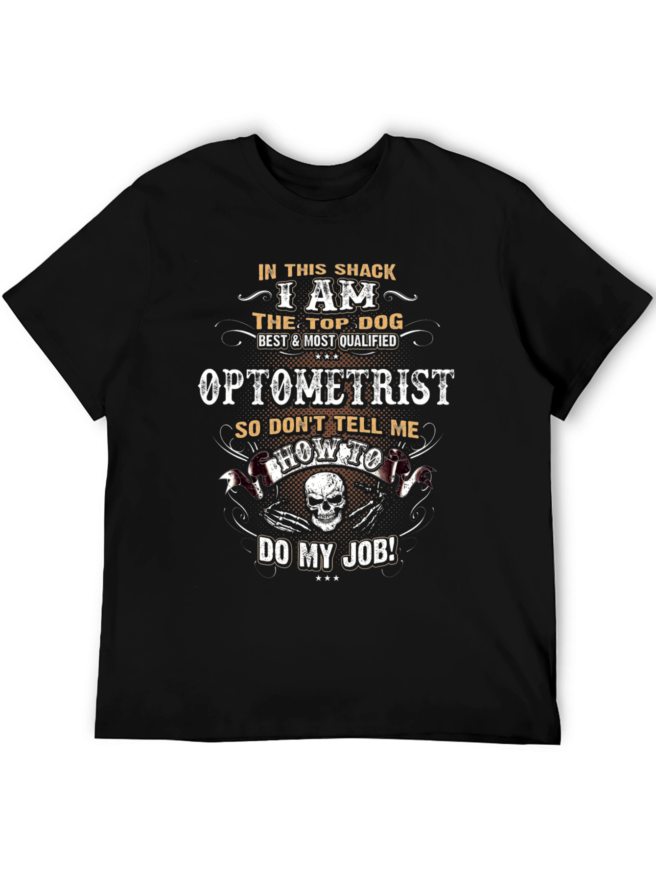 Optometrist Top Dog Graphic Tee