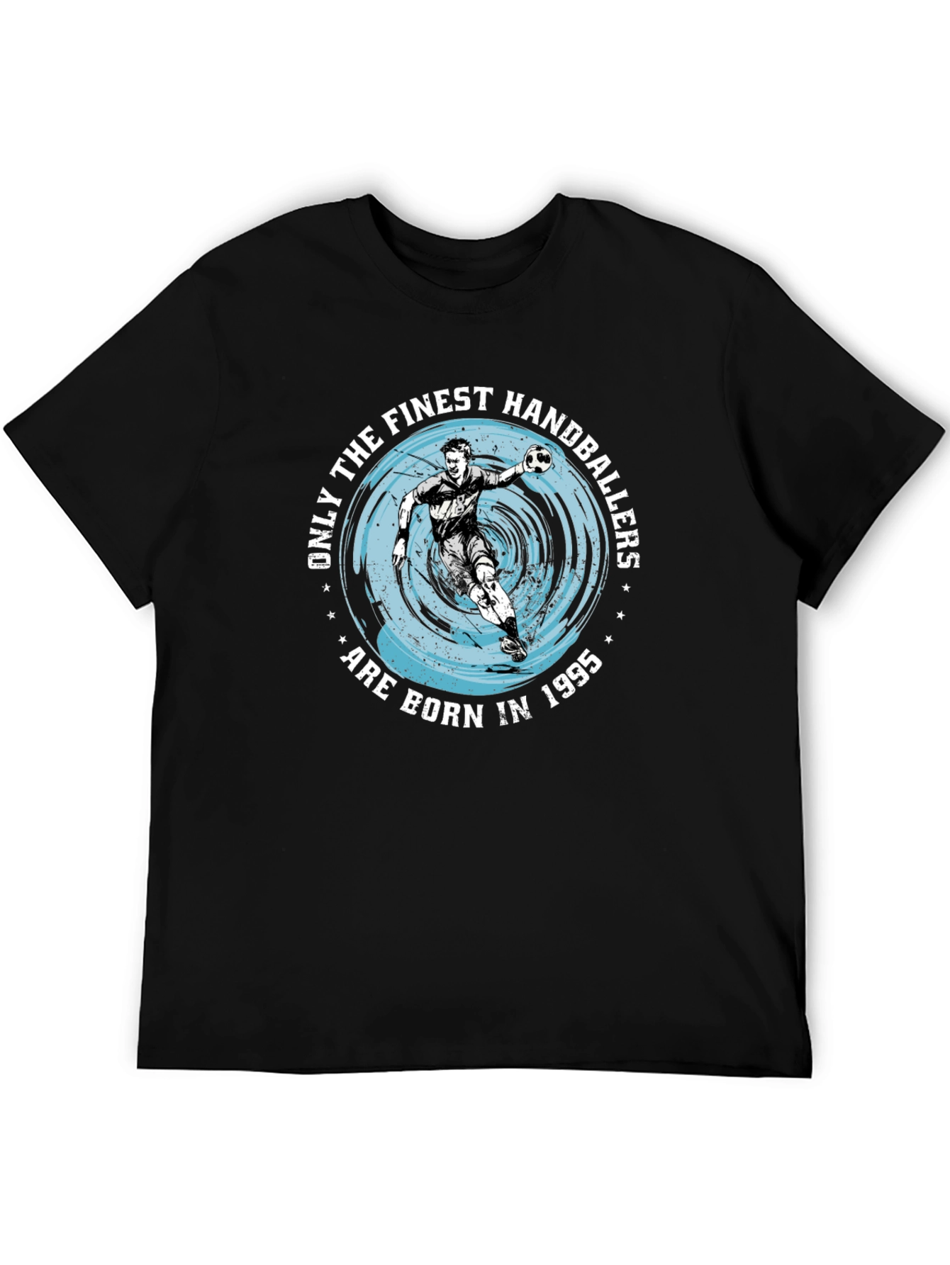 Handballer Born in 1995 Black T-Shirt