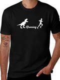 Running from Dinosaur Graphic Tee
