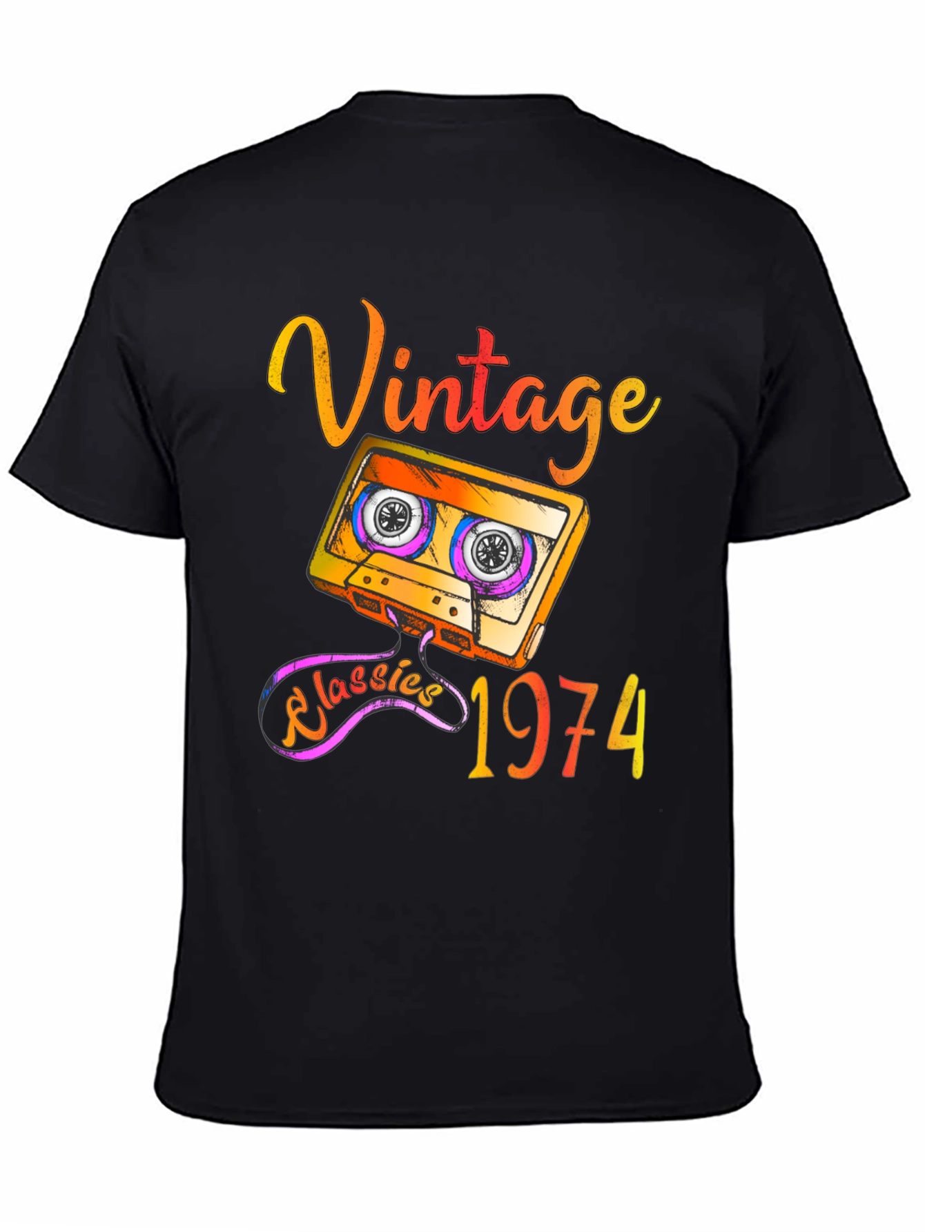 Vintage 1974 Cassette Tape T-Shirt