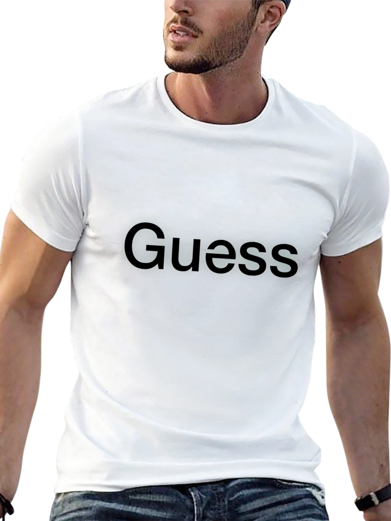 Guess Black T-Shirt - Stylish & Casual Wear