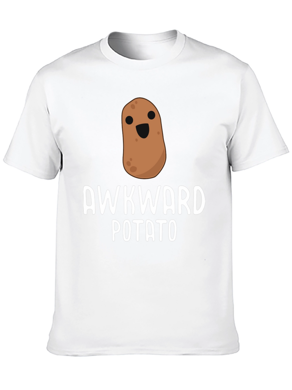 Awkward Potato Graphic T-Shirt - Unisex Black Tee