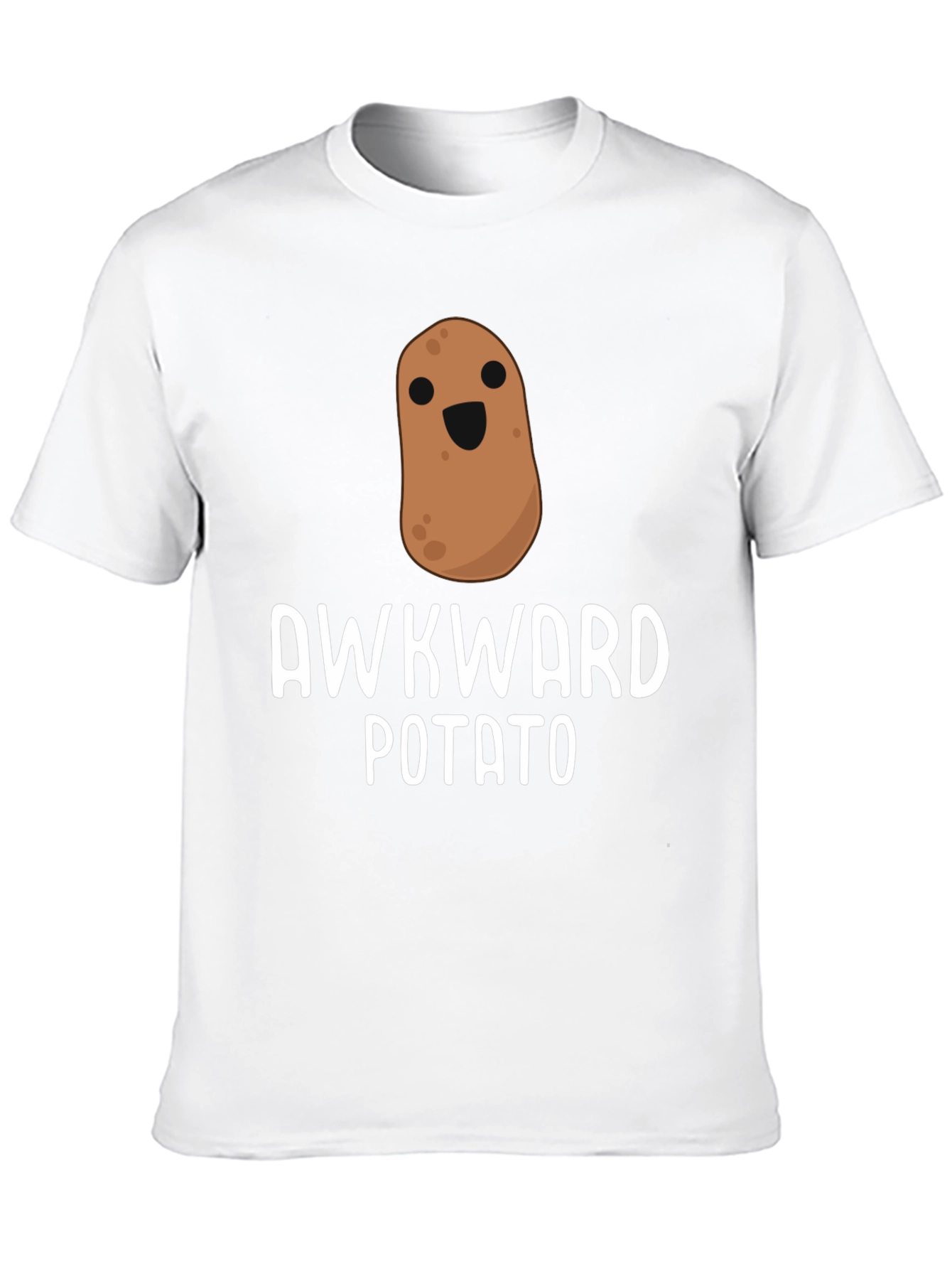 Awkward Potato Graphic T-Shirt - Unisex Black Tee