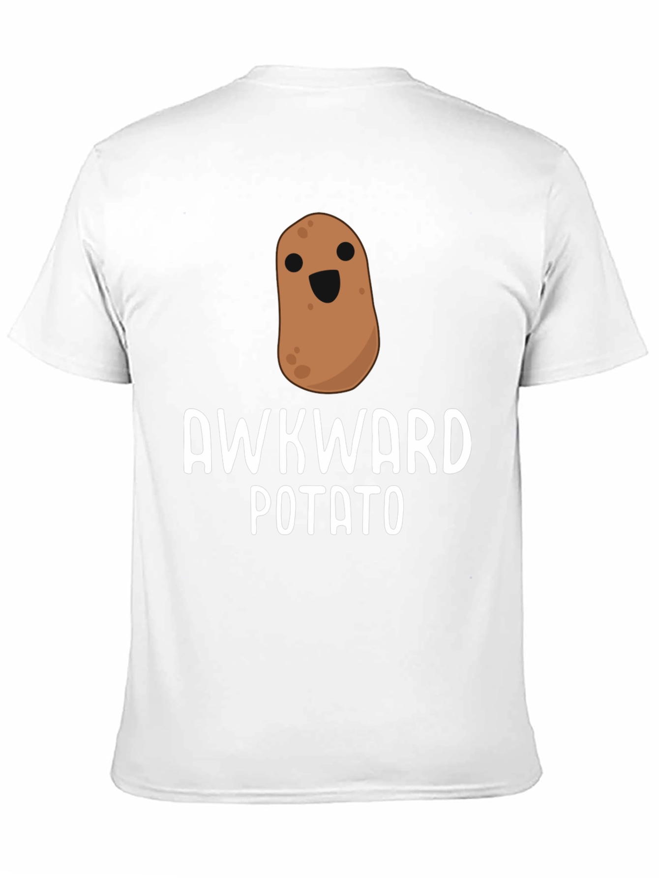 Awkward Potato Graphic T-Shirt - Unisex Black Tee