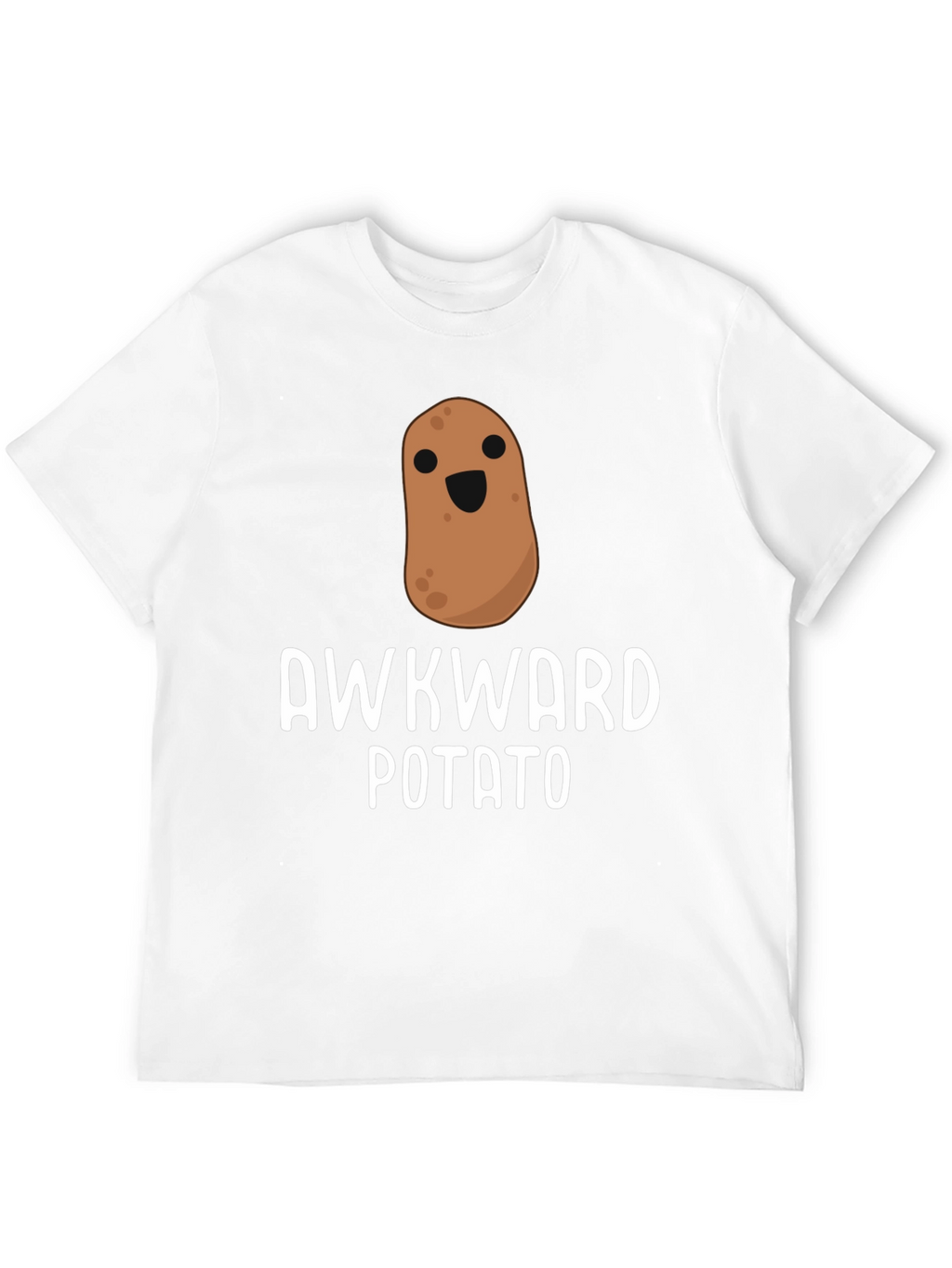 Awkward Potato Graphic T-Shirt - Unisex Black Tee