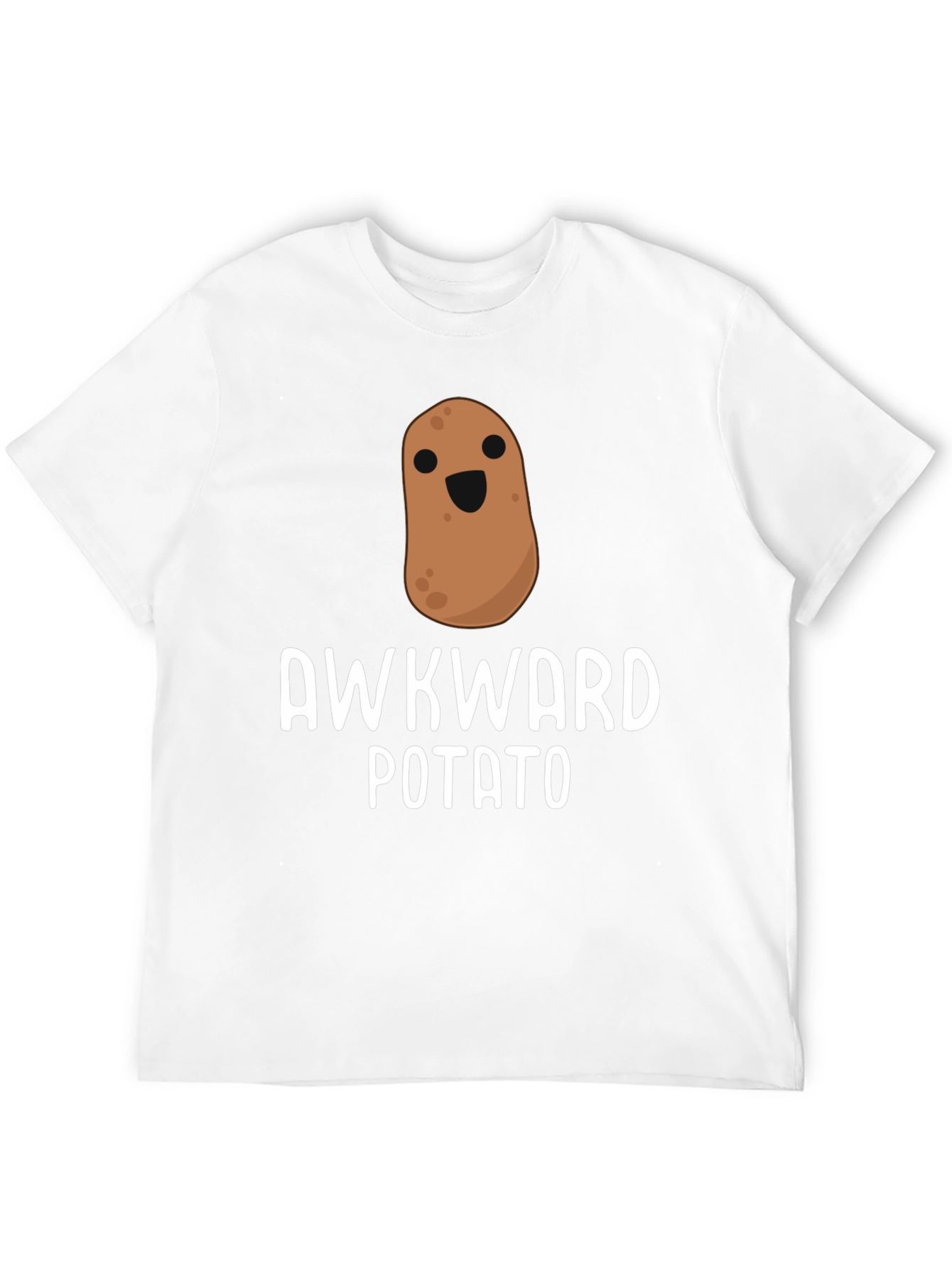 Awkward Potato Graphic T-Shirt - Unisex Black Tee