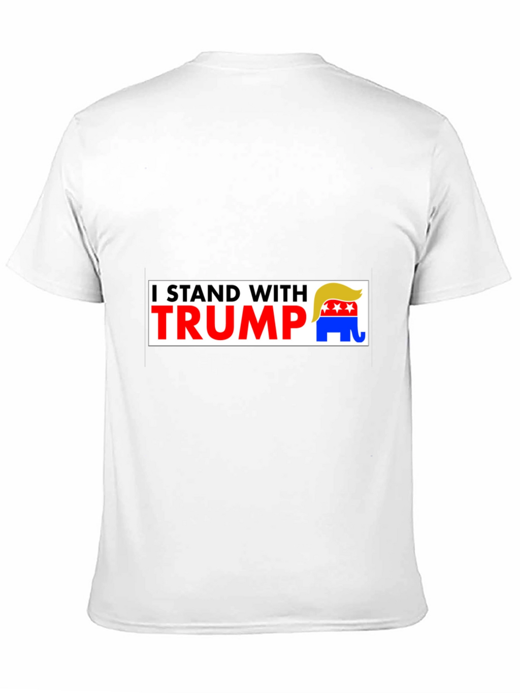 I Stand With Trump Graphic Tee - Black