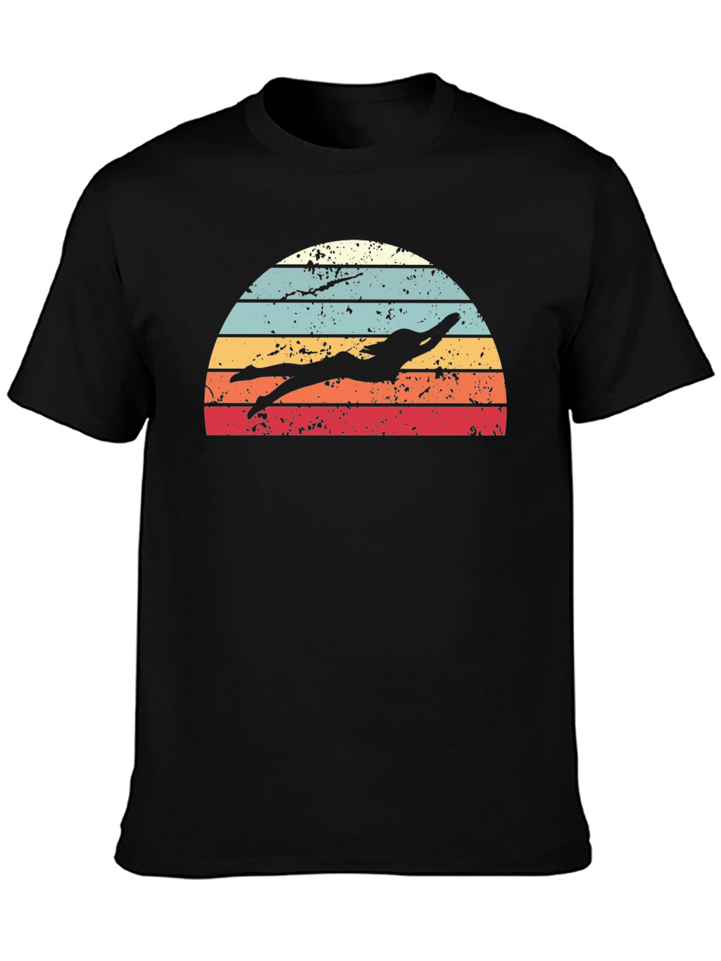 Retro Swimmer Graphic Tee