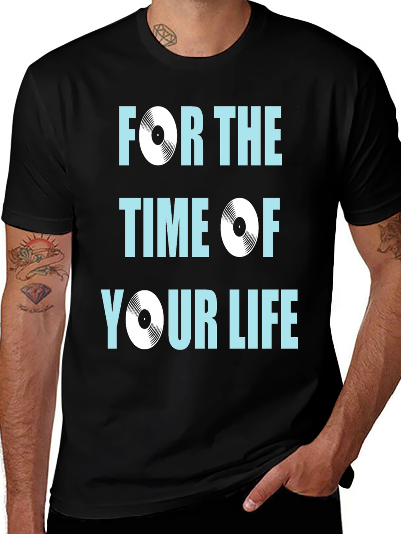 Retro Vinyl Record T-Shirt - For the Time of Your Life!