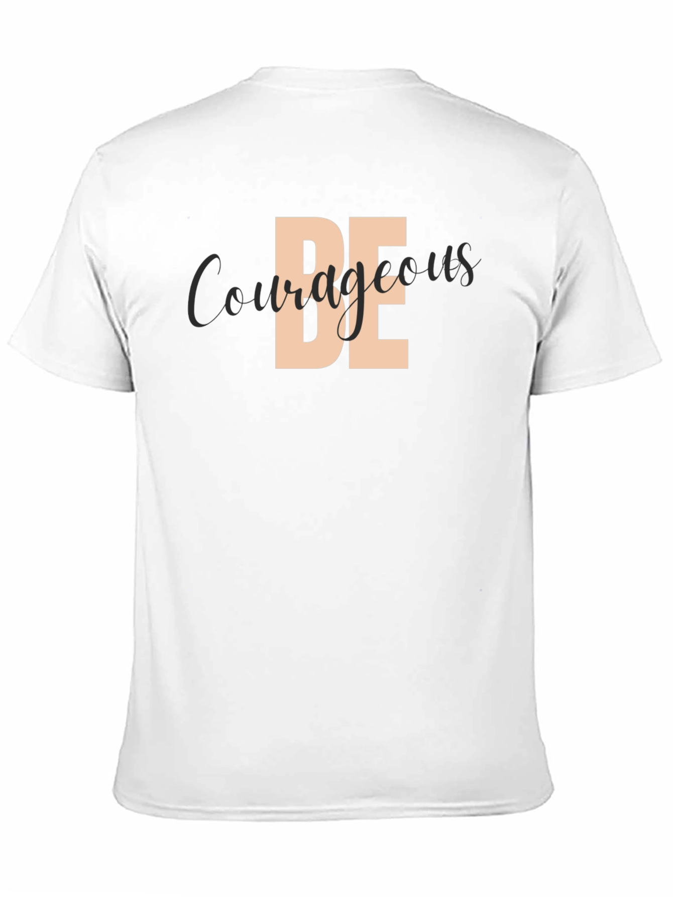 Be Courageous Black Graphic Tee