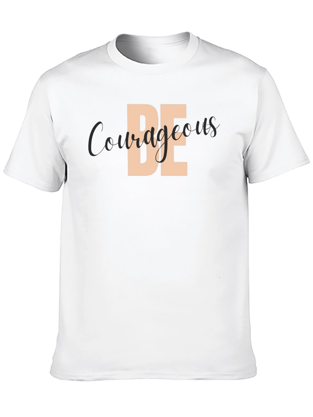 Be Courageous Black Graphic Tee