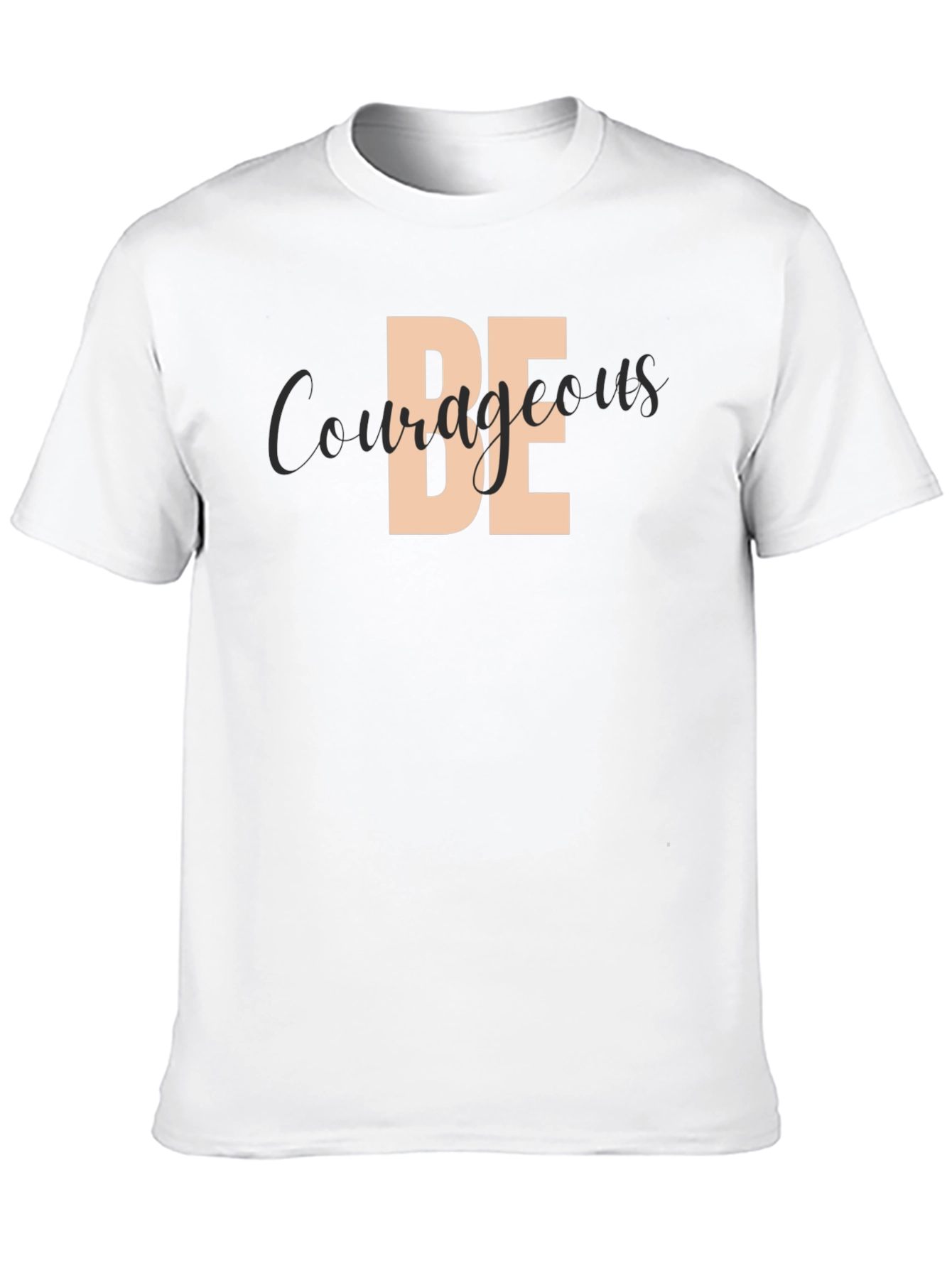 Be Courageous Black Graphic Tee