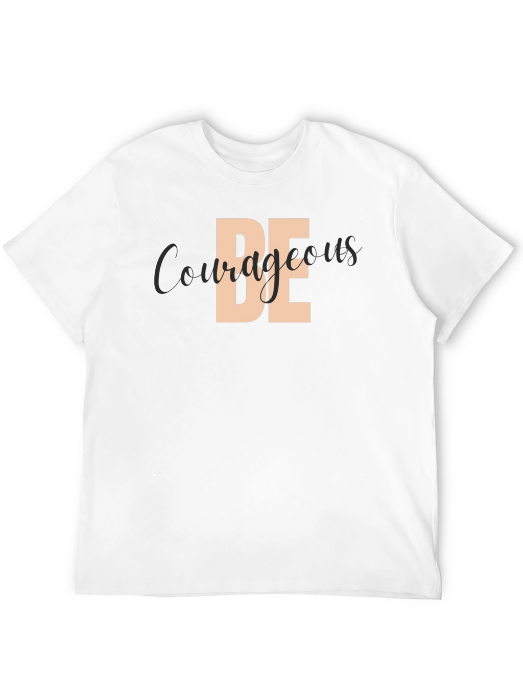 Be Courageous Black Graphic Tee
