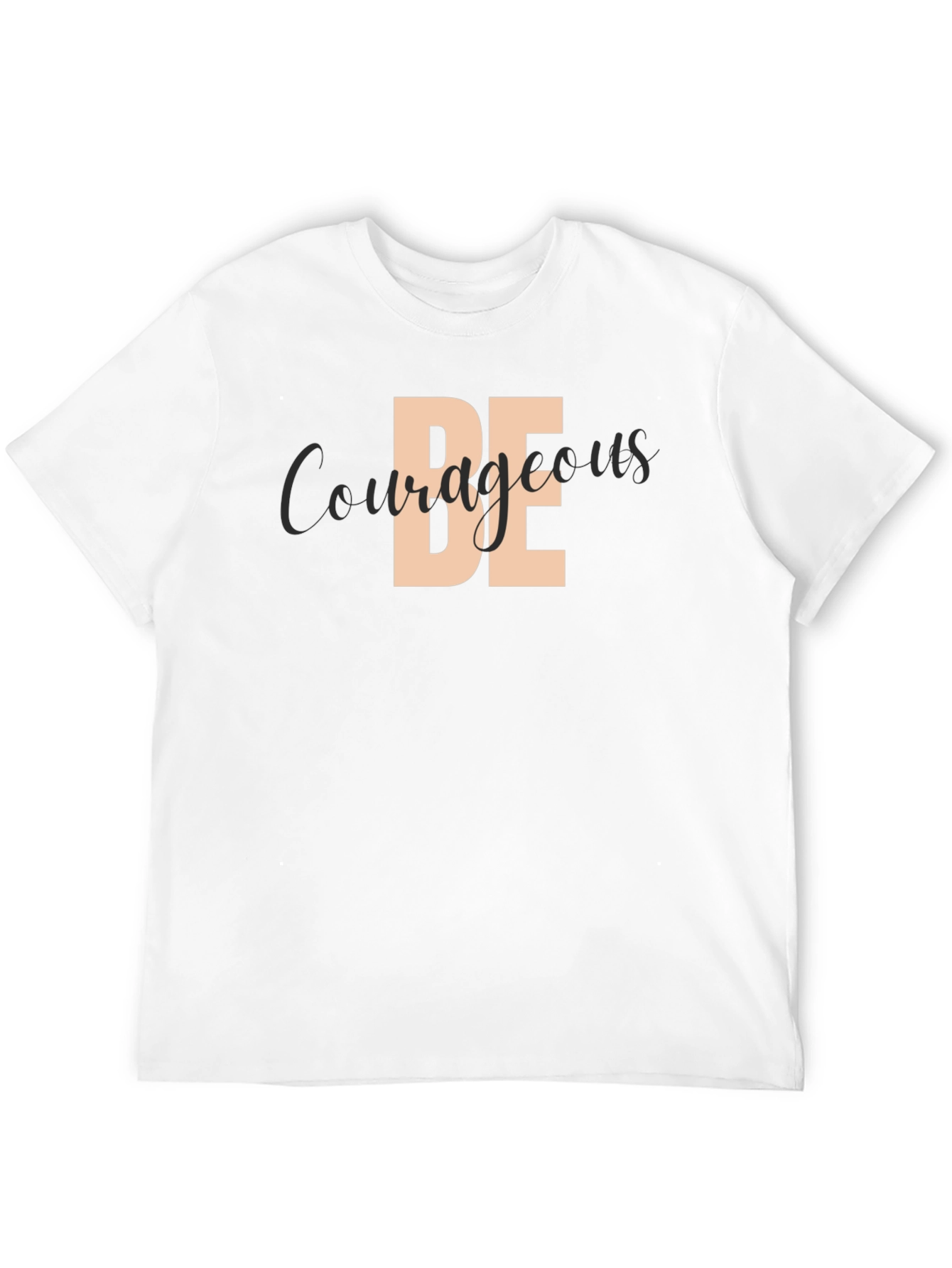Be Courageous Black Graphic Tee
