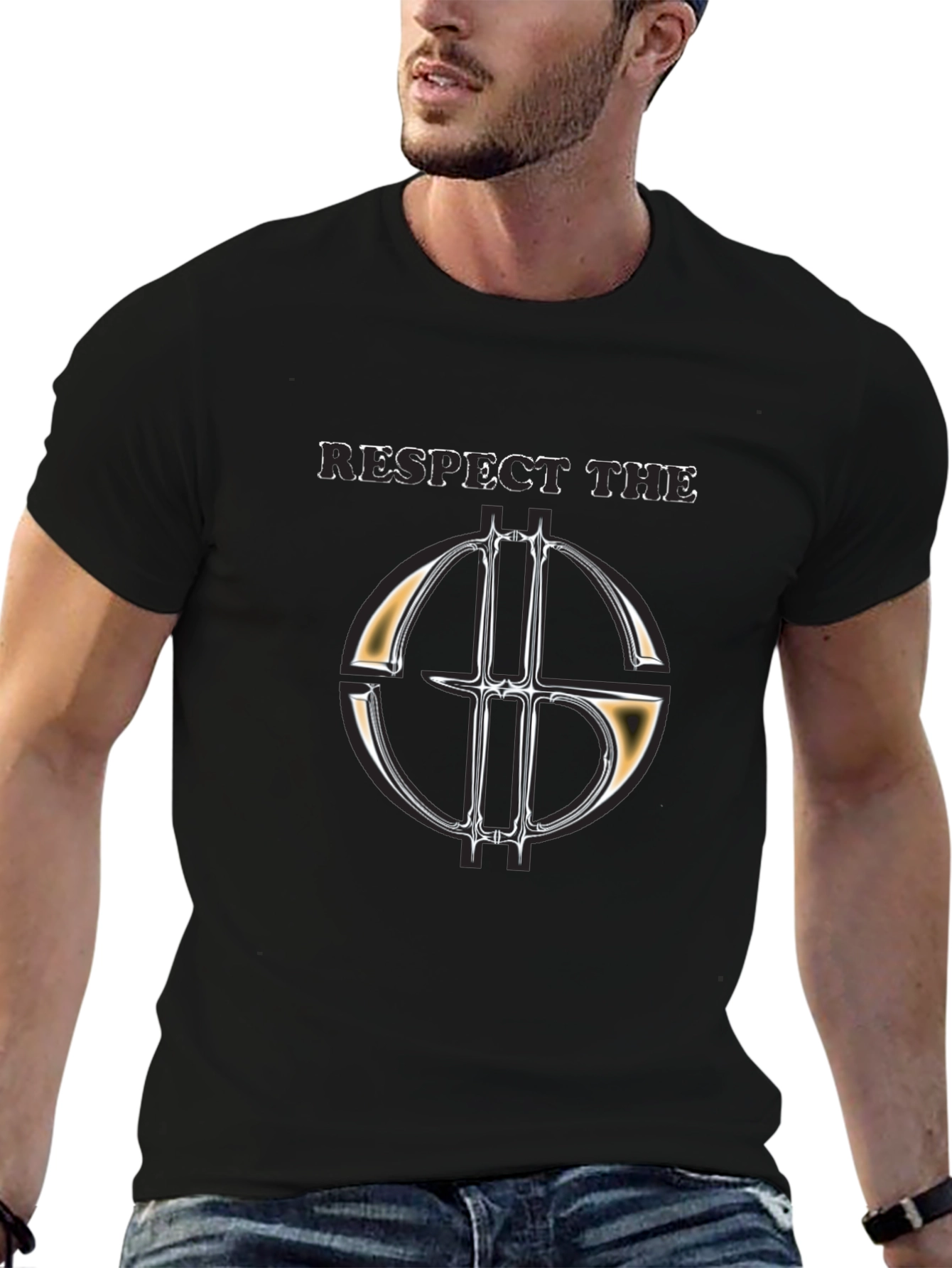 Respect The Logo Black T-Shirt