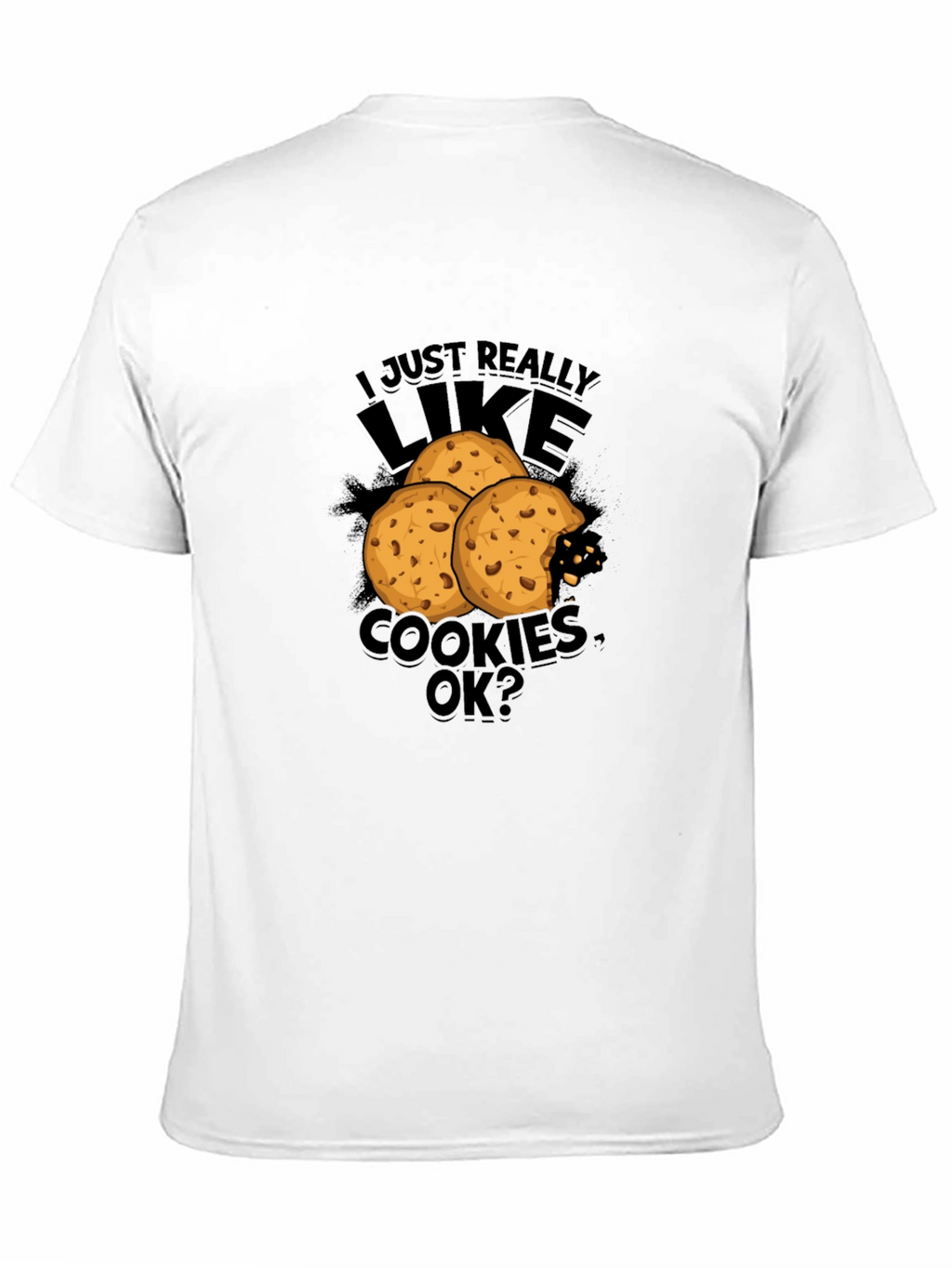 Cookie Lover Graphic Tee - Black T-Shirt