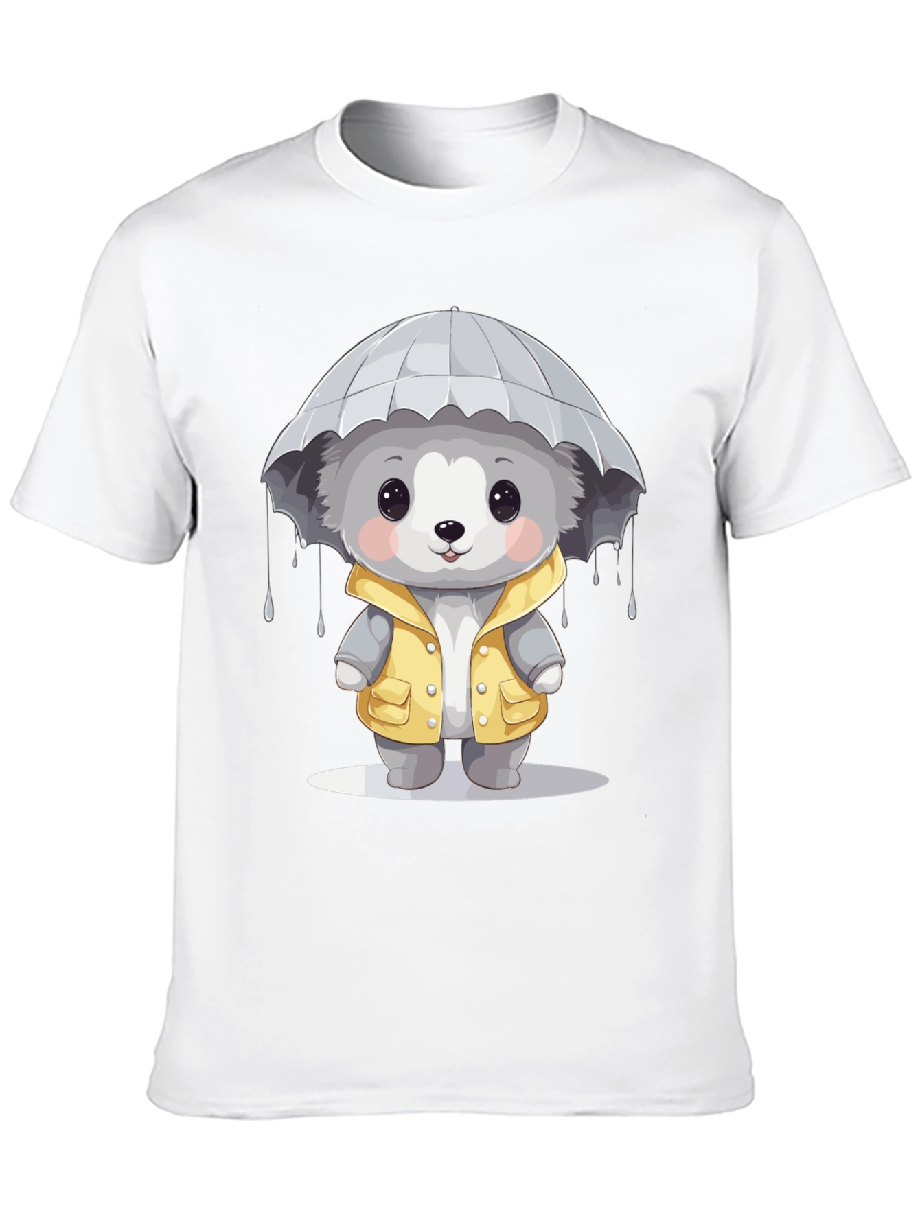 Cute Rainy Day Bear T-Shirt