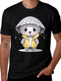 Cute Rainy Day Bear T-Shirt
