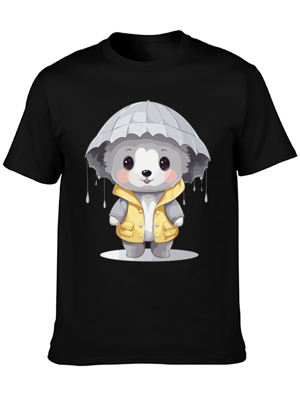 Cute Rainy Day Bear T-Shirt