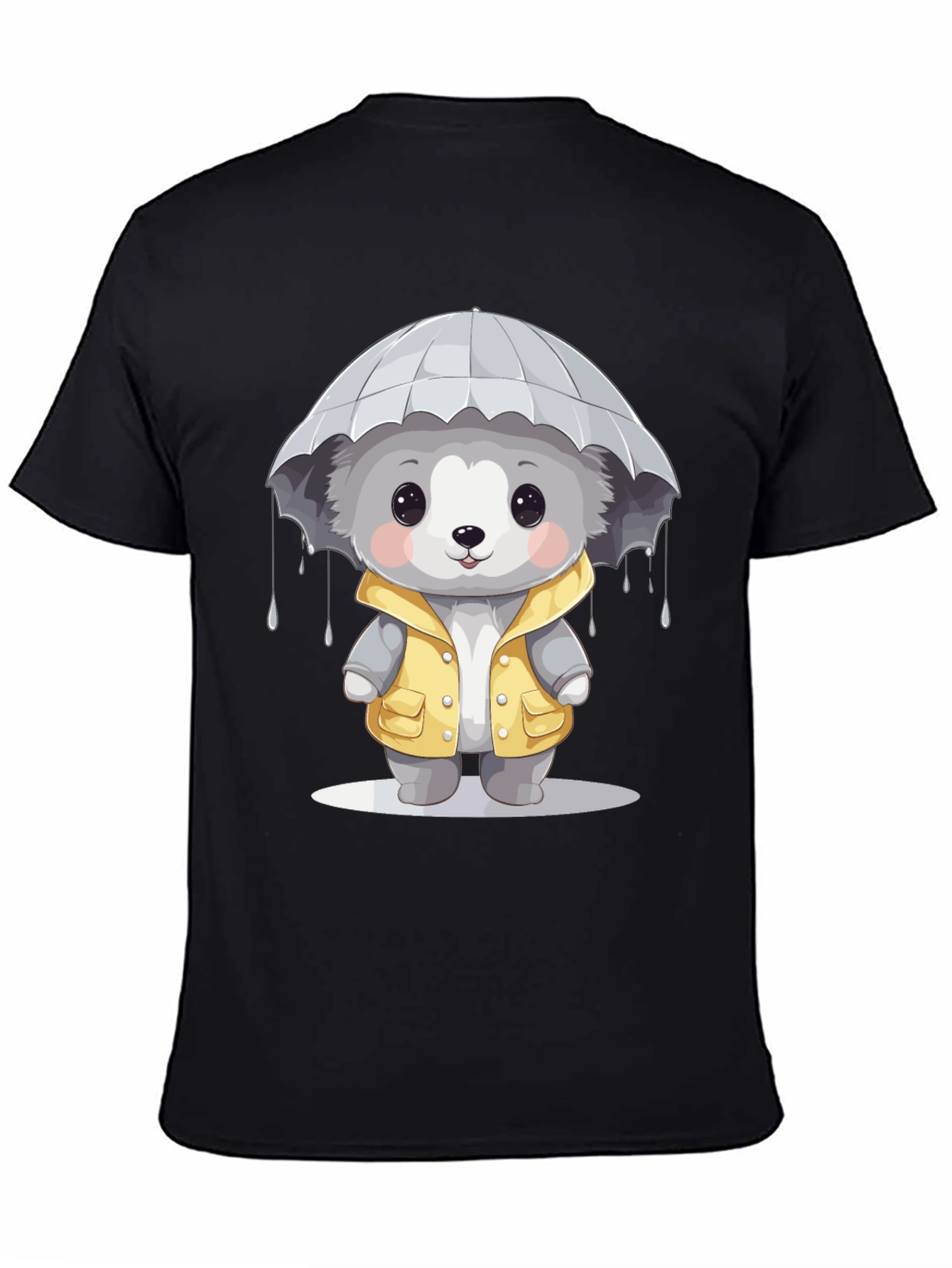Cute Rainy Day Bear T-Shirt