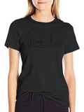 Break Free Black Graphic T-Shirt - Freedom Courage Strength