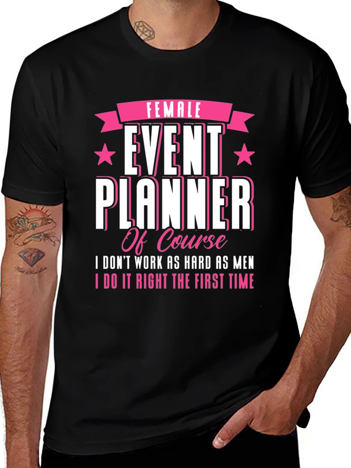 Female Event Planner T-Shirt: Stylish & Confident