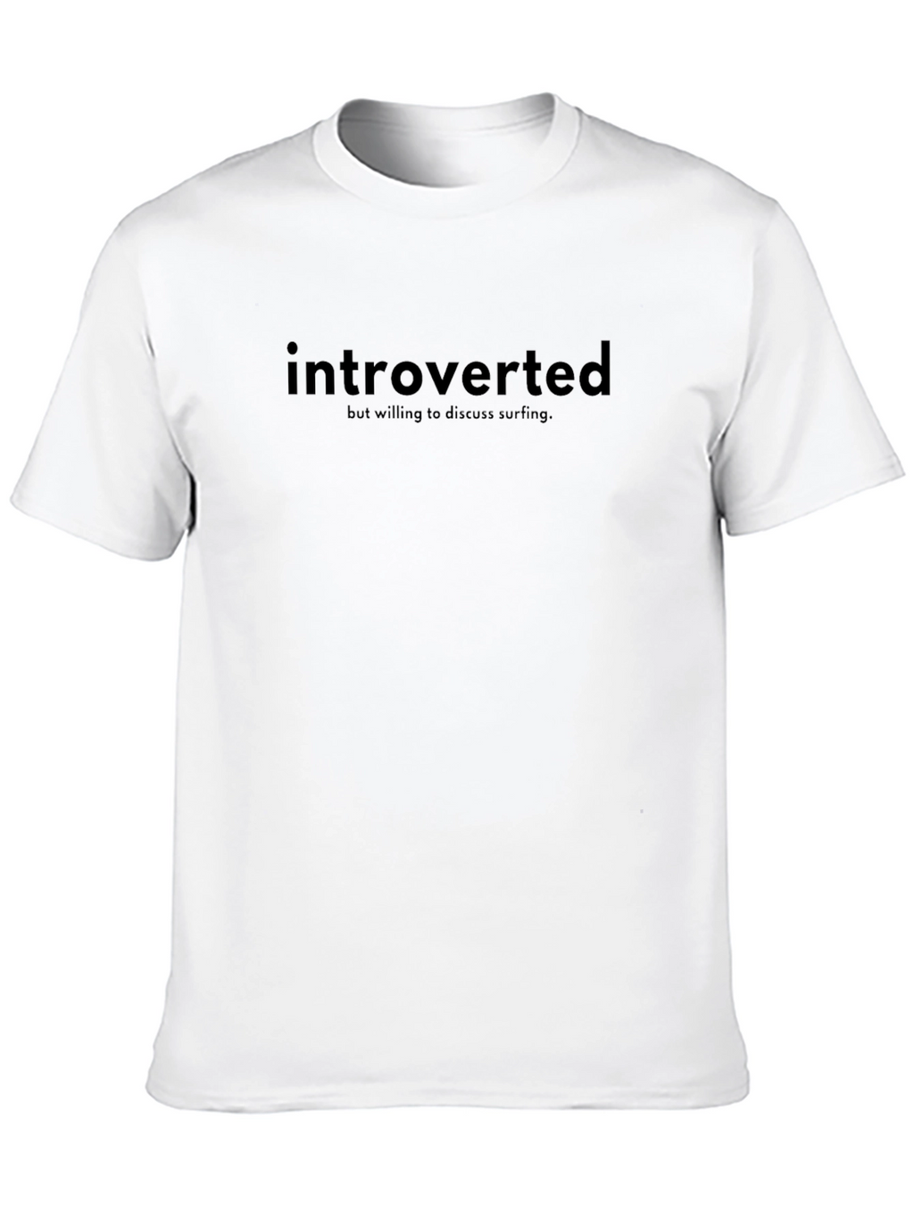 Introverted Surfing T-Shirt - Funny Tee