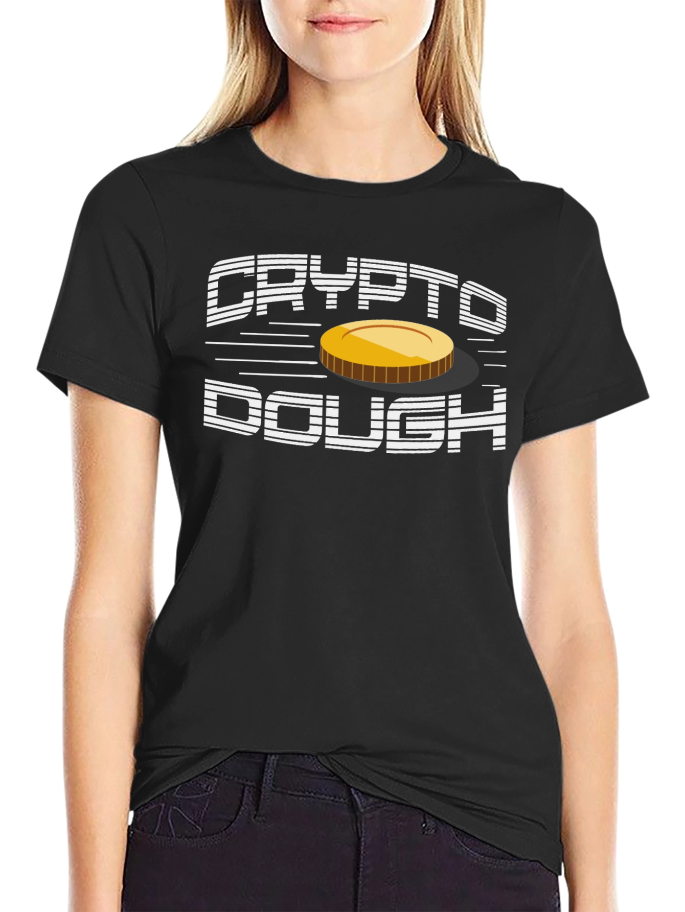 Crypto Dough T-Shirt - Black