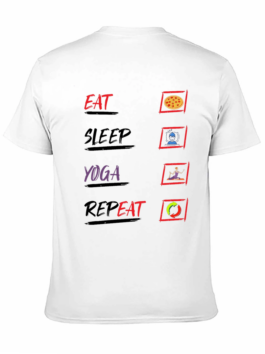 Eat Sleep Yoga Repeat T-Shirt