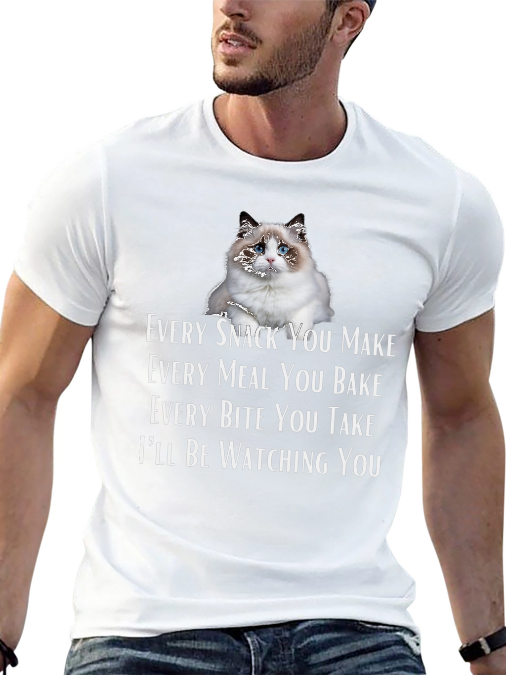 Cat Lover Tee - Every Bite You Take