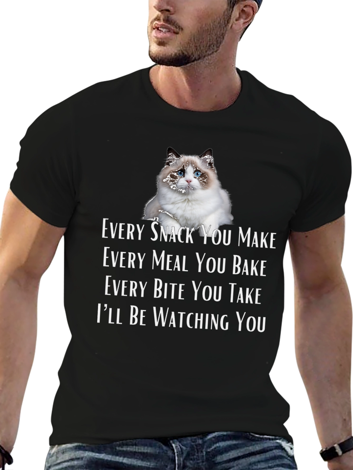 Cat Lover Tee - Every Bite You Take