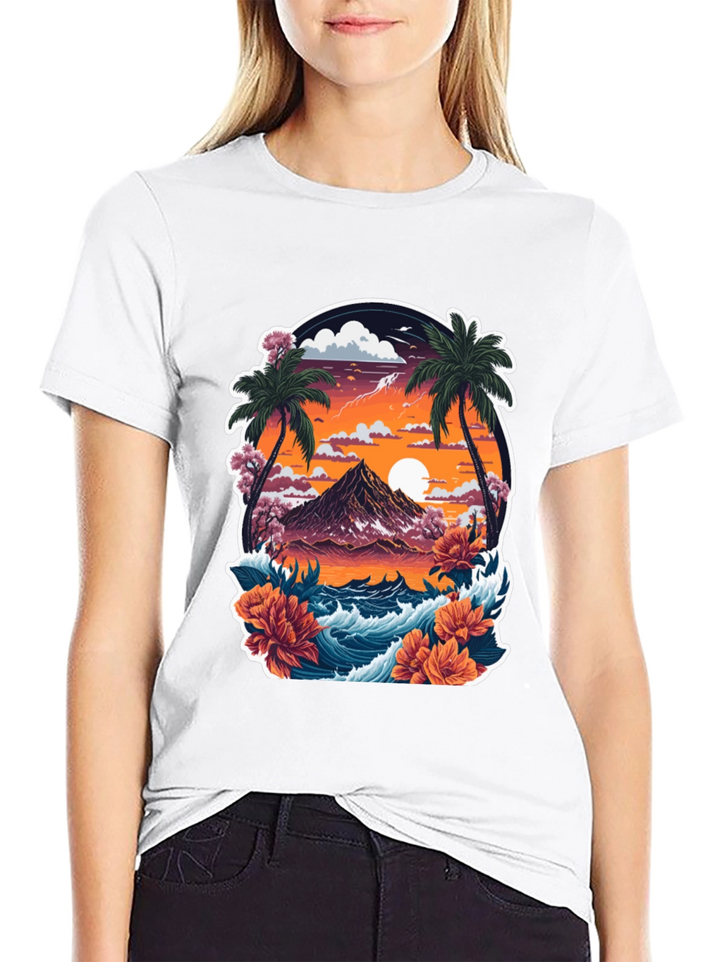 Tropical Sunset Tee