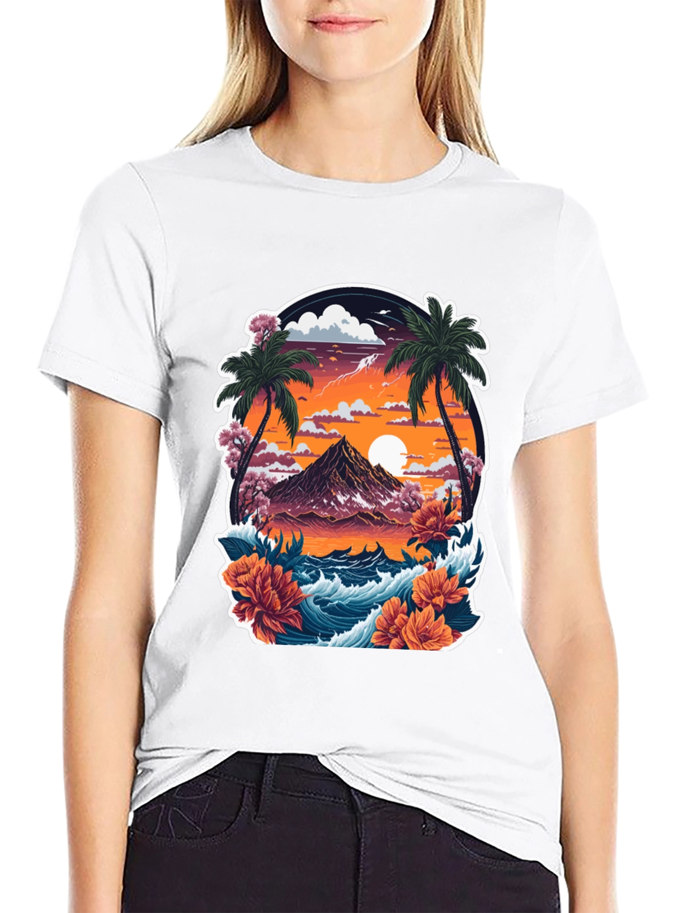 Tropical Sunset Tee