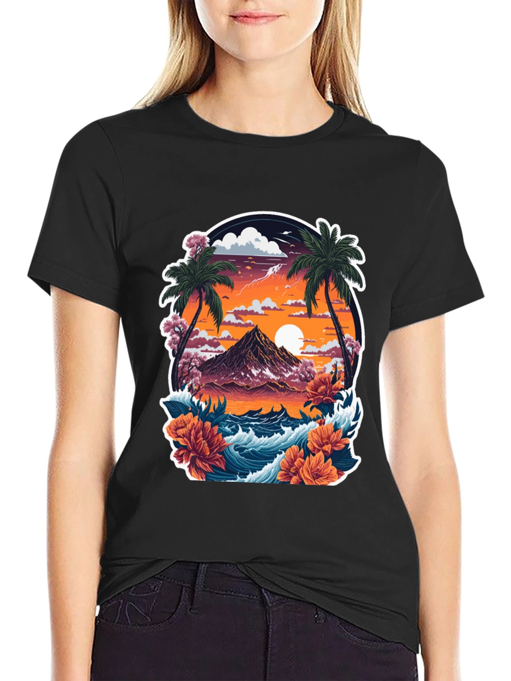 Tropical Sunset Tee