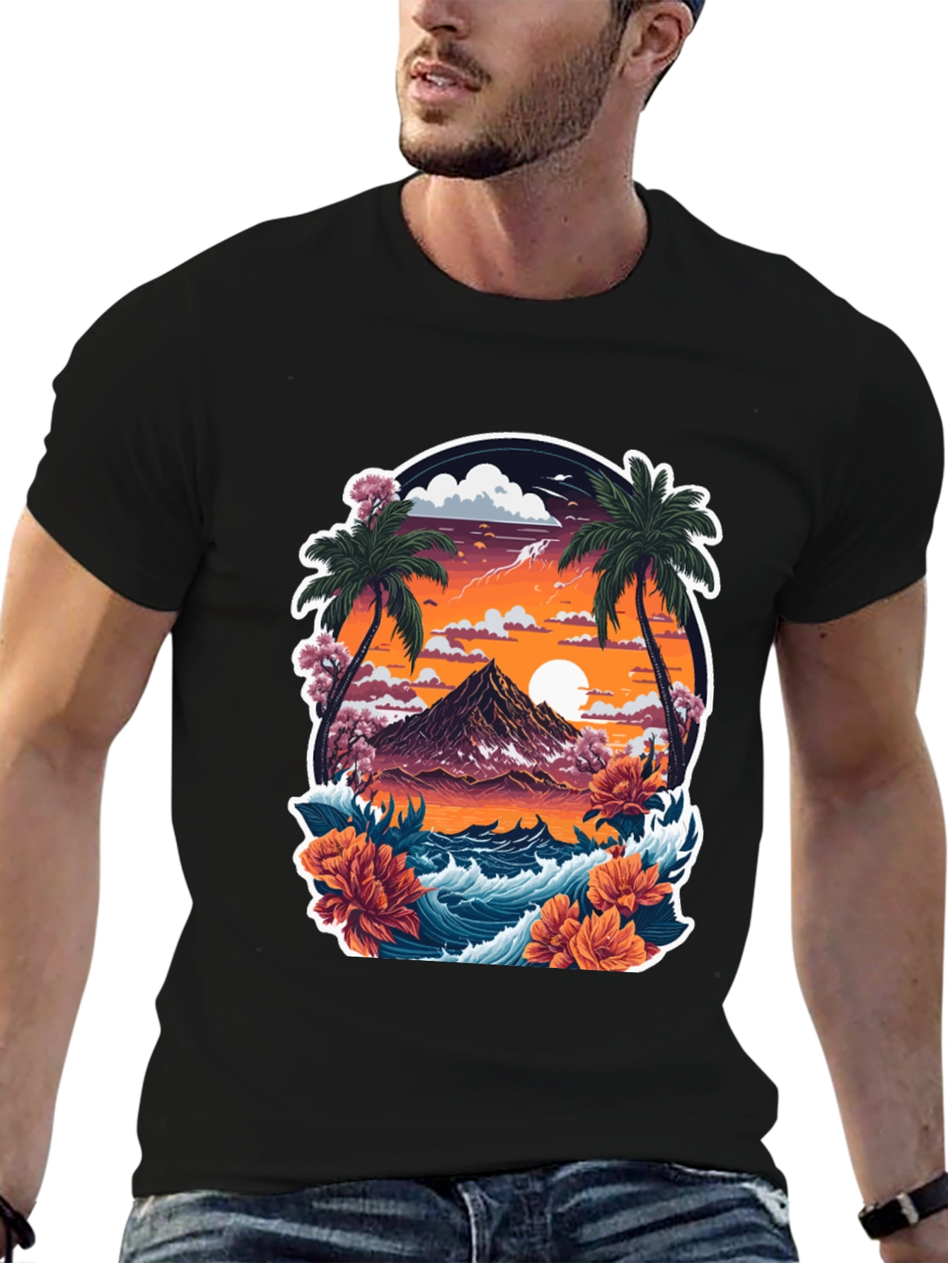 Tropical Sunset Tee