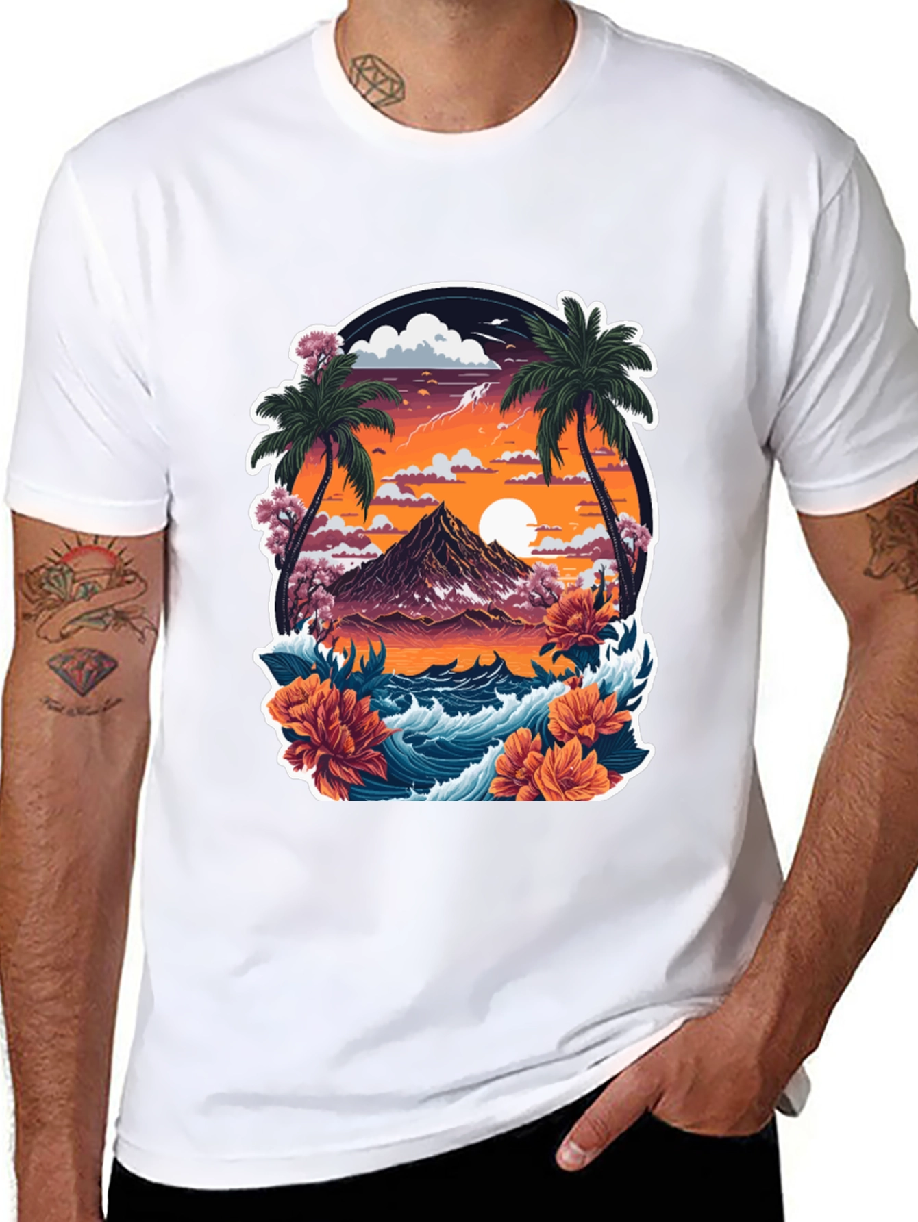 Tropical Sunset Tee