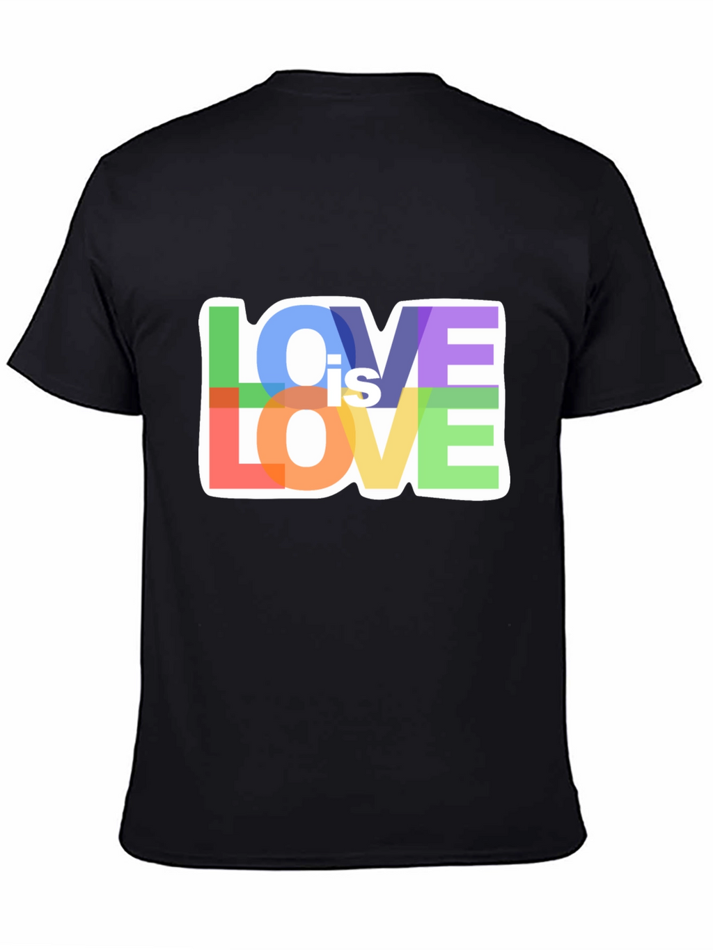 Love is Love Rainbow Graphic T-Shirt