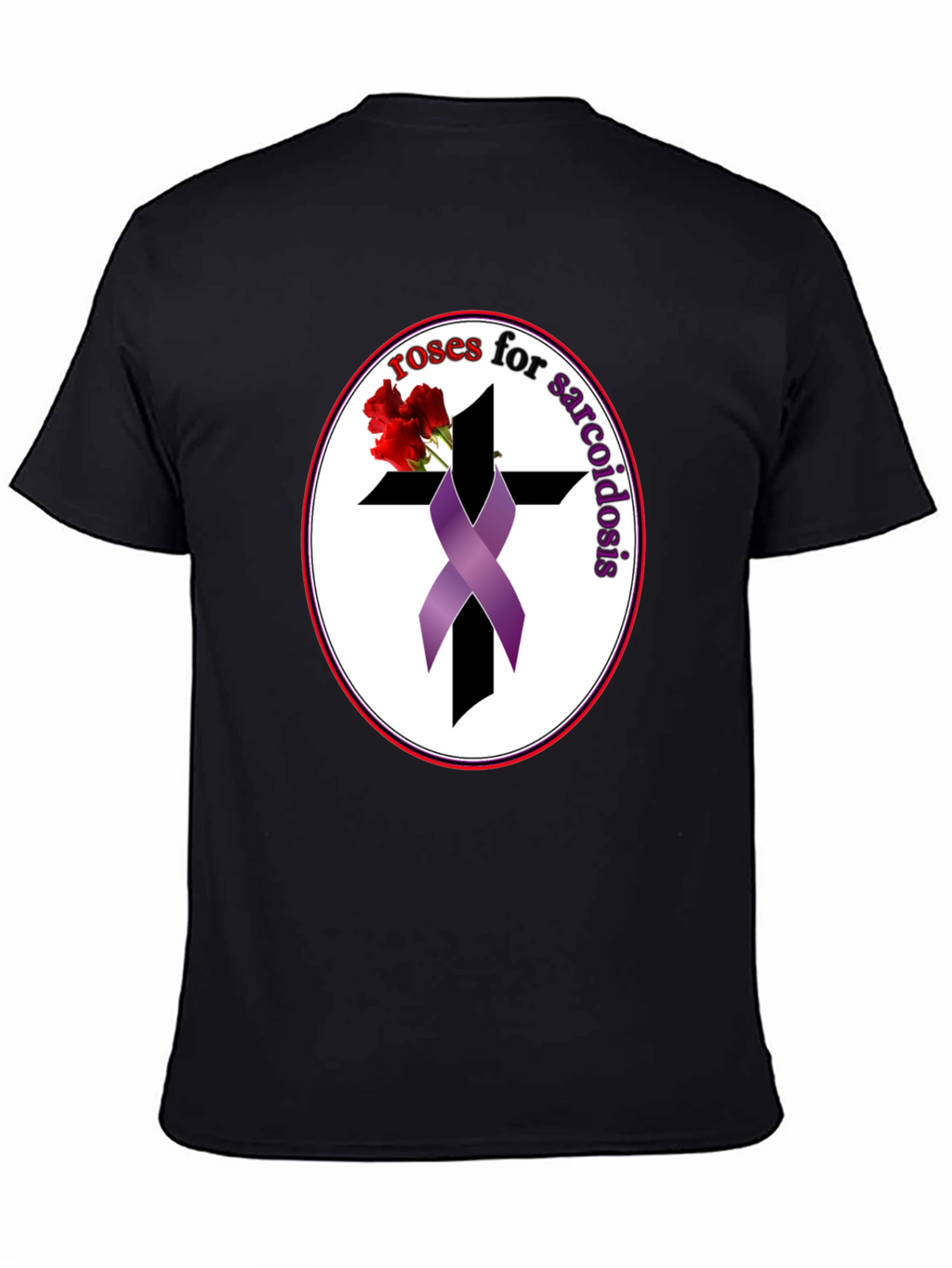 Roses for Sarcoidosis Awareness Ribbon T-Shirt